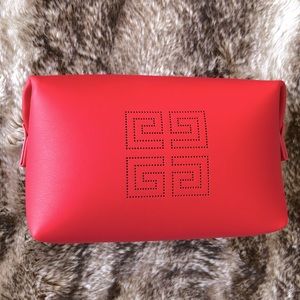 brand new GIVENCHY cosmetics bag - red